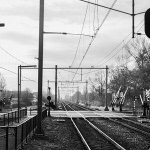 Zicht op Spoor - Station Schagen 1